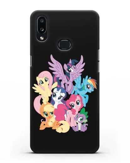 Чехол Мой Маленький Пони Свирепая шестёрка силиконовый для Samsung Galaxy A10s [SM-F107F]