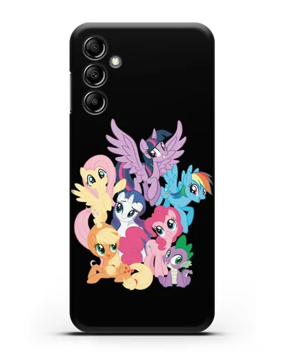 Чехол Мой Маленький Пони Свирепая шестёрка силиконовый для Samsung Galaxy A14 [SM-A145]