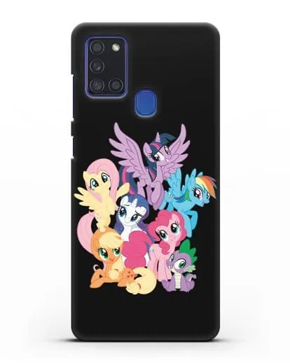 Чехол Мой Маленький Пони Свирепая шестёрка силиконовый для Samsung Galaxy A21s [SM-A217F]