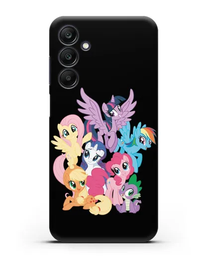 Чехол Мой Маленький Пони Свирепая шестёрка силиконовый для Samsung Galaxy A25 [SM-A256]