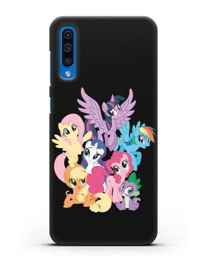 Чехол Мой Маленький Пони Свирепая шестёрка силиконовый для Samsung Galaxy A50