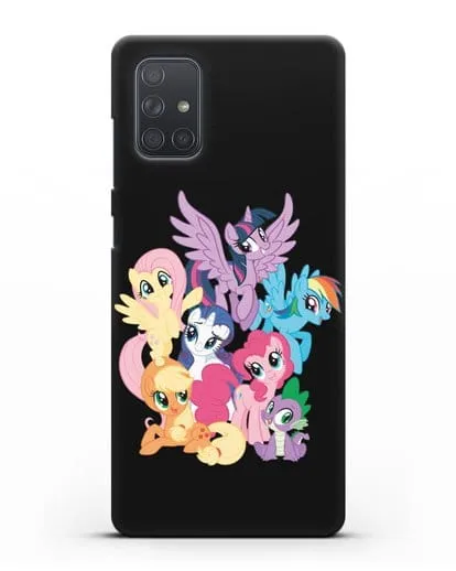 Чехол Мой Маленький Пони Свирепая шестёрка силиконовый для Samsung Galaxy A71 [SM-A715F]