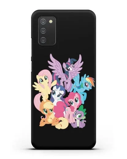 Чехол Мой Маленький Пони Свирепая шестёрка силиконовый для Samsung Galaxy A02s [SM-A025F]