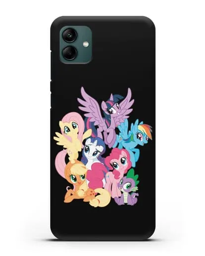Чехол Мой Маленький Пони Свирепая шестёрка силиконовый для Samsung Galaxy A04 [SM-A045F]