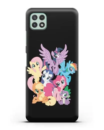 Чехол Мой Маленький Пони Свирепая шестёрка силиконовый для Samsung Galaxy A22 [SM-A225F]