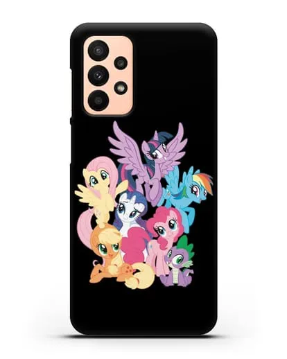 Чехол Мой Маленький Пони Свирепая шестёрка силиконовый для Samsung Galaxy A23 [SM-A235F]
