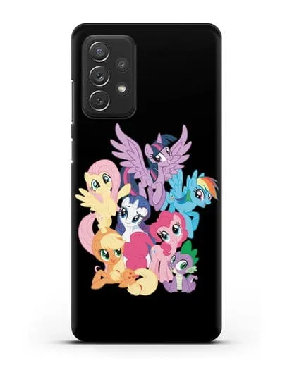 Чехол Мой Маленький Пони Свирепая шестёрка силиконовый для Samsung Galaxy A72 [SM-A725F]