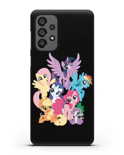 Чехол Мой Маленький Пони Свирепая шестёрка силиконовый для Samsung Galaxy A73 5G [SM-A736B]