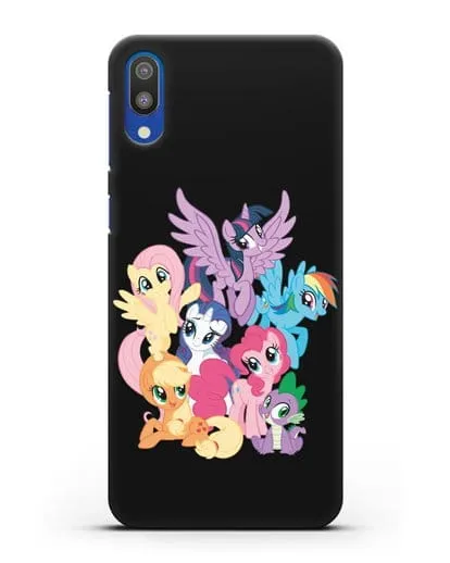 Чехол Мой Маленький Пони Свирепая шестёрка силиконовый для Samsung Galaxy M10 [SM-M105F]