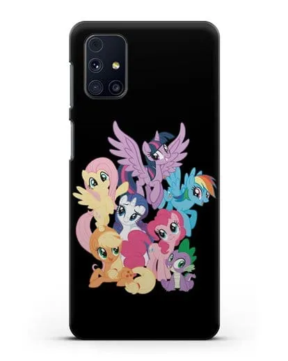 Чехол Мой Маленький Пони Свирепая шестёрка силиконовый для Samsung Galaxy M31s [SM-M317F]