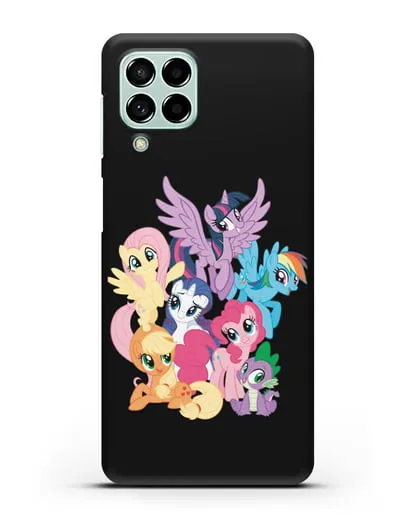Чехол Мой Маленький Пони Свирепая шестёрка силиконовый для Samsung Galaxy M53 [SM-M536]