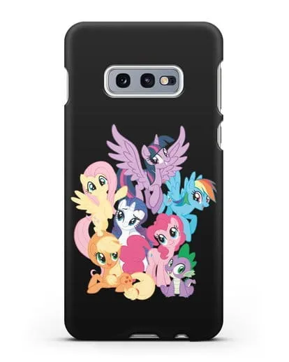 Чехол Мой Маленький Пони Свирепая шестёрка силиконовый для Samsung Galaxy S10e [SM-G970F]