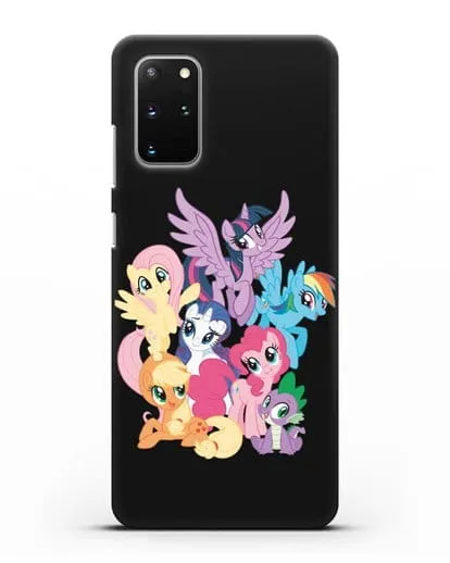 Чехол Мой Маленький Пони Свирепая шестёрка силиконовый для Samsung Galaxy S20 Plus [SM-G985F]