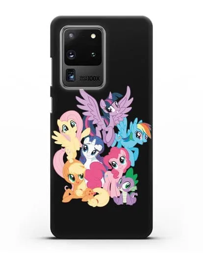 Чехол Мой Маленький Пони Свирепая шестёрка силиконовый для Samsung Galaxy S20 Ultra [SM-G988B]