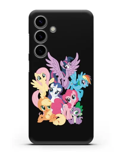 Чехол Мой Маленький Пони Свирепая шестёрка силиконовый для Samsung Galaxy S24