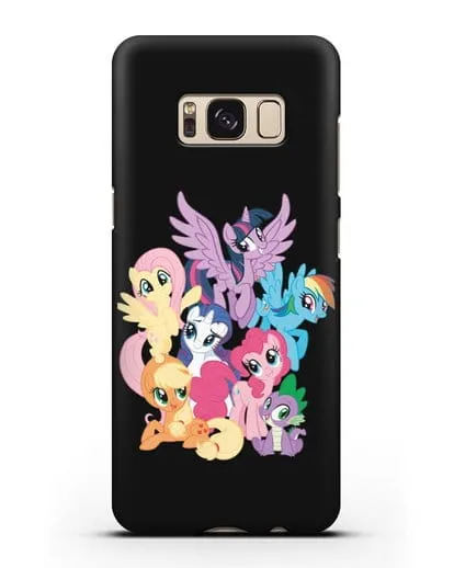 Чехол Мой Маленький Пони Свирепая шестёрка силиконовый для Samsung Galaxy S8 [SM-950F]