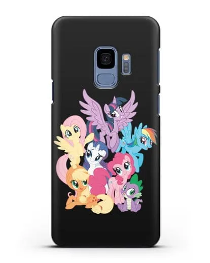 Чехол Мой Маленький Пони Свирепая шестёрка силиконовый для Samsung Galaxy S9 [SM-G960F]
