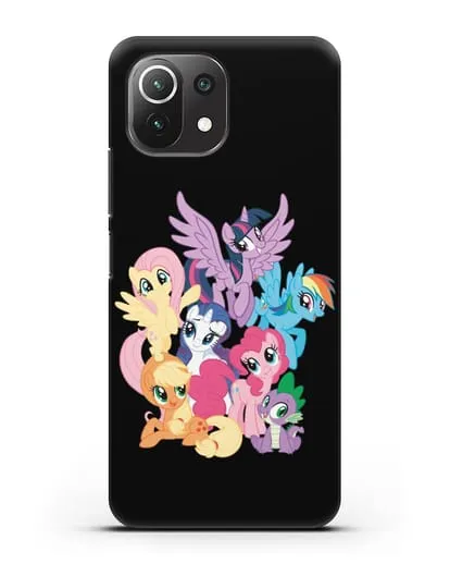 Чехол Мой Маленький Пони Свирепая шестёрка силиконовый для Xiaomi 11 Lite
