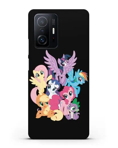 Чехол Мой Маленький Пони Свирепая шестёрка силиконовый для Xiaomi 11T Pro
