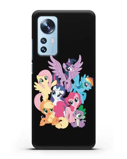 Чехол Мой Маленький Пони Свирепая шестёрка силиконовый для Xiaomi 12 Pro