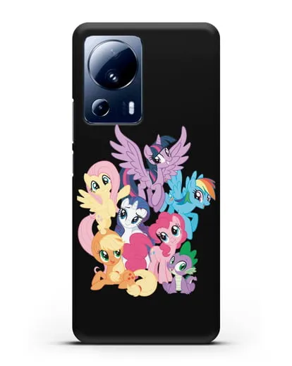 Чехол Мой Маленький Пони Свирепая шестёрка силиконовый для Xiaomi 13 Lite