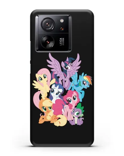 Чехол Мой Маленький Пони Свирепая шестёрка силиконовый для Xiaomi 13T Pro
