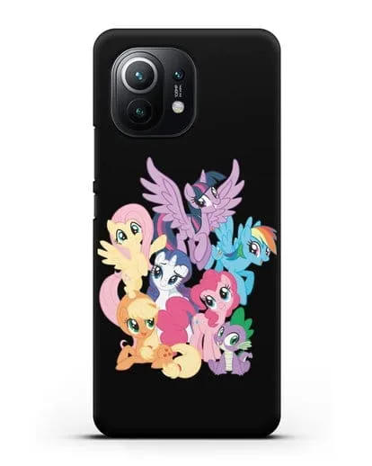 Чехол Мой Маленький Пони Свирепая шестёрка силиконовый для Xiaomi Mi 11