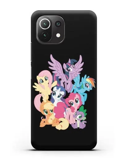 Чехол Мой Маленький Пони Свирепая шестёрка силиконовый для Xiaomi Mi 11 Lite