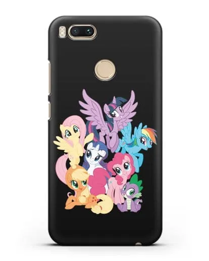 Чехол Мой Маленький Пони Свирепая шестёрка силиконовый для Xiaomi Mi A1