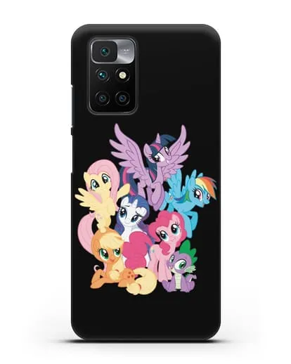Чехол Мой Маленький Пони Свирепая шестёрка силиконовый для Xiaomi Redmi 10