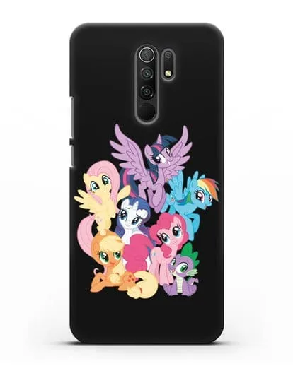 Чехол Мой Маленький Пони Свирепая шестёрка силиконовый для Xiaomi Redmi 9