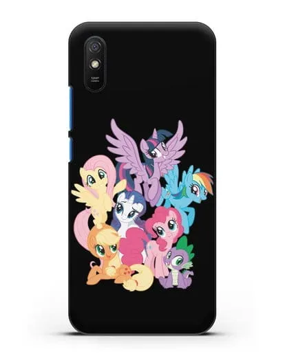 Чехол Мой Маленький Пони Свирепая шестёрка силиконовый для Xiaomi Redmi 9A
