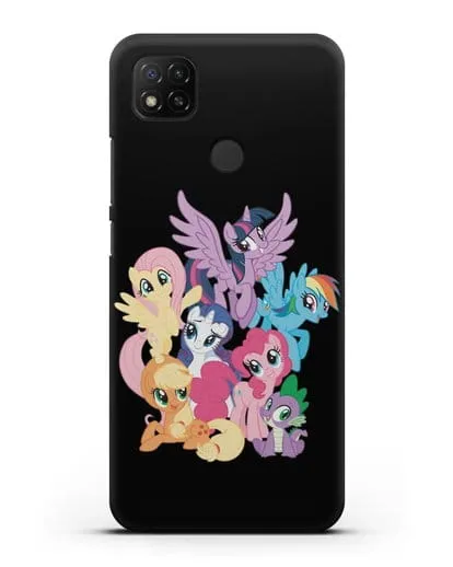 Чехол Мой Маленький Пони Свирепая шестёрка силиконовый для Xiaomi Redmi 9C
