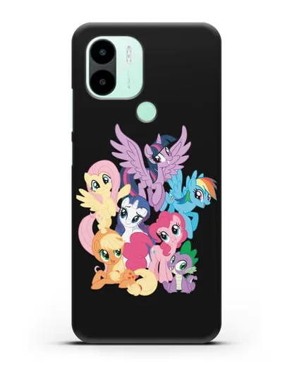 Чехол Мой Маленький Пони Свирепая шестёрка силиконовый для Xiaomi Redmi A2 Plus