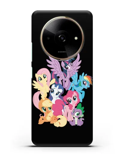 Чехол Мой Маленький Пони Свирепая шестёрка силиконовый для Xiaomi Redmi A3x
