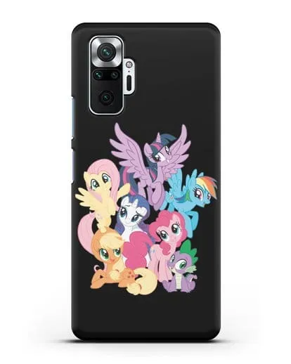 Чехол Мой Маленький Пони Свирепая шестёрка силиконовый для Xiaomi Redmi Note 10 Pro