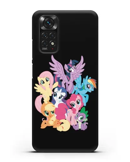 Чехол Мой Маленький Пони Свирепая шестёрка силиконовый для Xiaomi Redmi Note 11