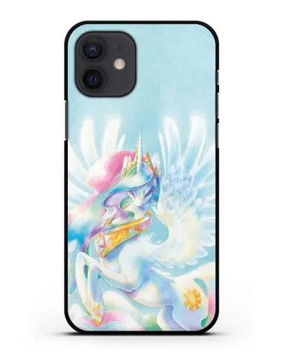 Чехол Май Литл Пони Селестия силиконовый для iPhone 12