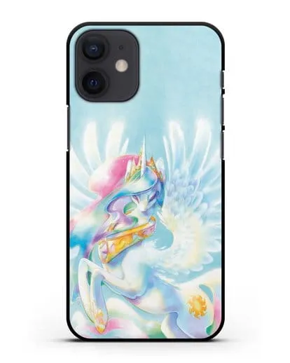 Чехол Май Литл Пони Селестия силиконовый для iPhone 12 mini