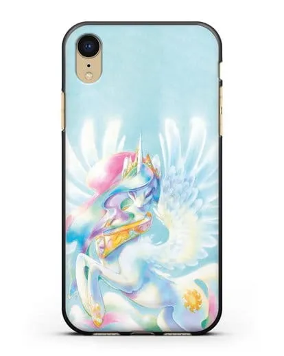 Чехол Май Литл Пони Селестия силиконовый для iPhone XR