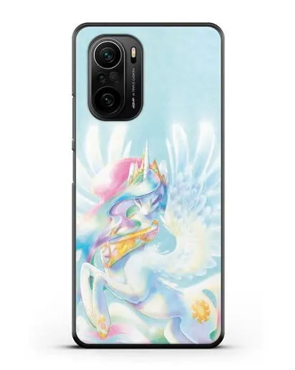 Чехол Май Литл Пони Селестия силиконовый для Xiaomi Poco F3