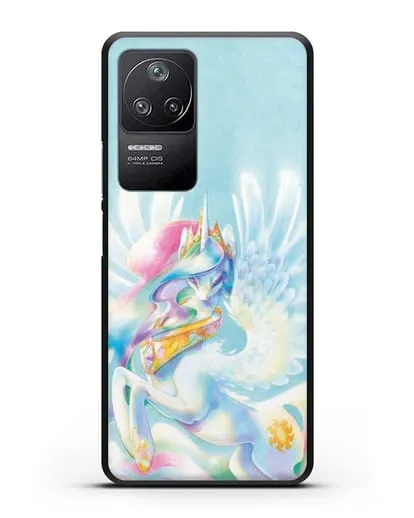 Чехол Май Литл Пони Селестия силиконовый для Xiaomi Poco F4