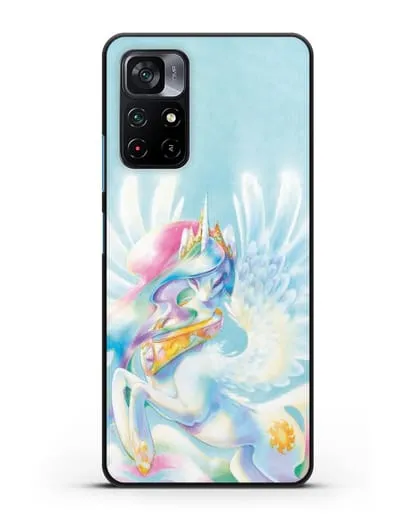 Чехол Май Литл Пони Селестия силиконовый для Xiaomi Poco M4 Pro 5G