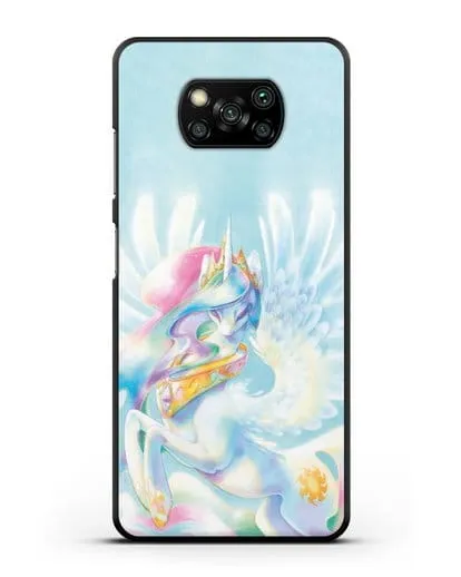 Чехол Май Литл Пони Селестия силиконовый для Xiaomi Poco X3