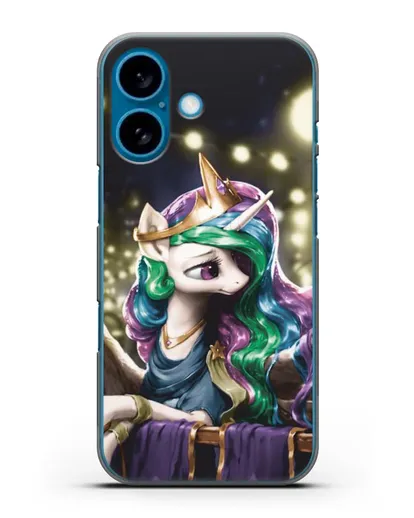 Чехол Май Литл Пони Принцесса Селестия силиконовый для iPhone 16