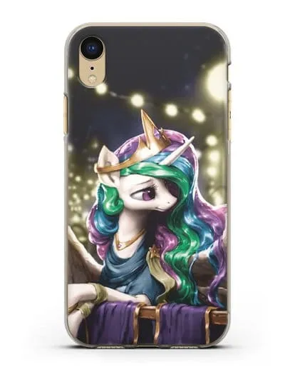 Чехол Май Литл Пони Принцесса Селестия силиконовый для iPhone XR