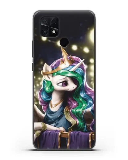 Чехол Май Литл Пони Принцесса Селестия силиконовый для Xiaomi Poco C40