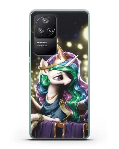 Чехол Май Литл Пони Принцесса Селестия силиконовый для Xiaomi Poco F4