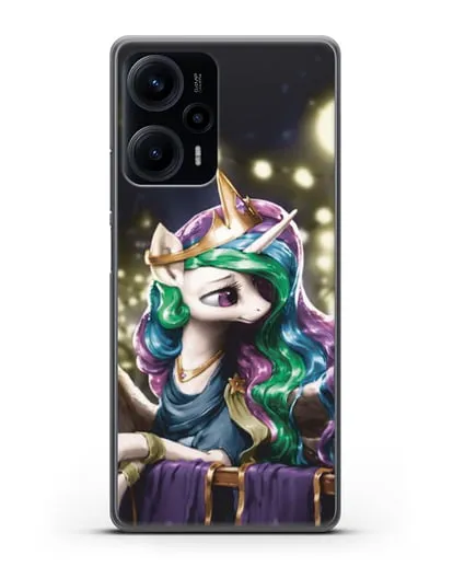 Чехол Май Литл Пони Принцесса Селестия силиконовый для Xiaomi Poco F5