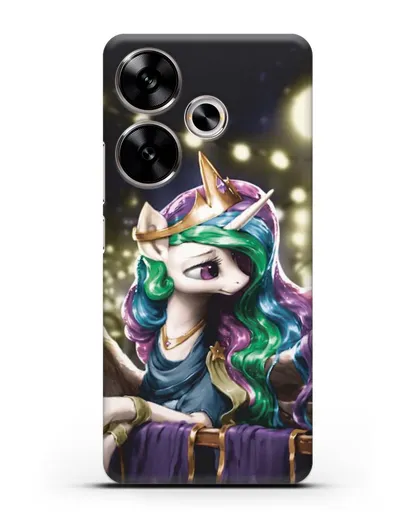 Чехол Май Литл Пони Принцесса Селестия силиконовый для Xiaomi Poco F6